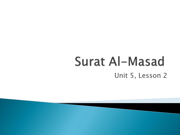 Surat Al-Masad: Abu Lahab's Consequences