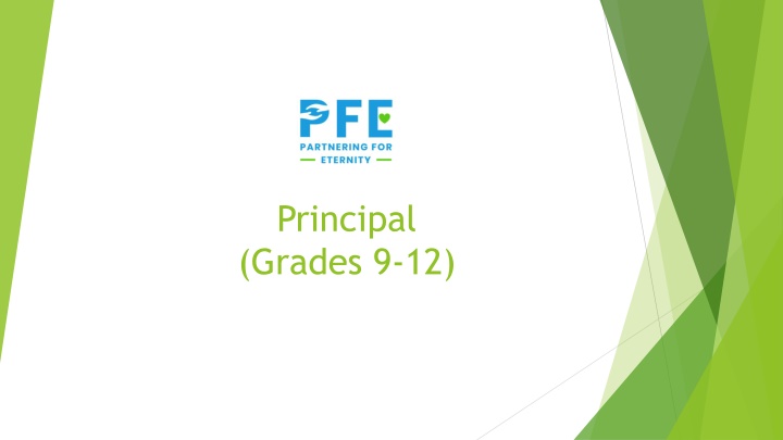Principal(Grades 9-12) Job Description