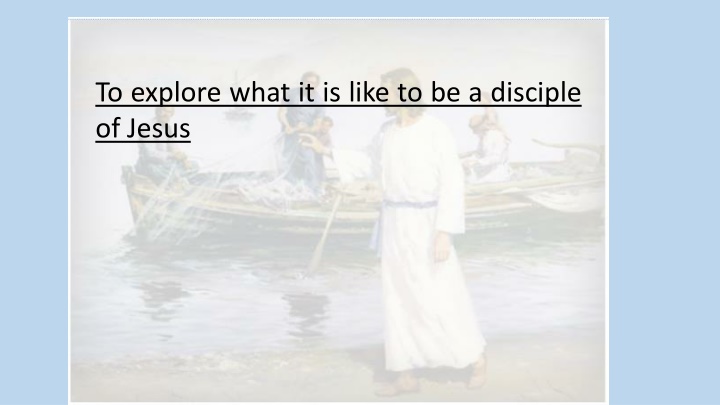 to explore what it is like to be a disciple n.w