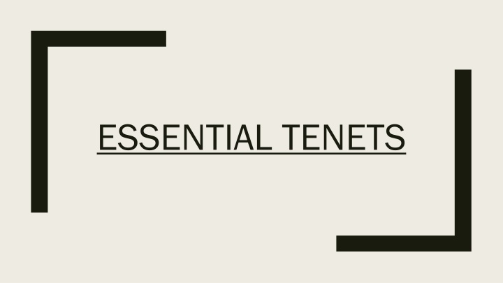 Essential Tenets and Controversial Debates in Theology