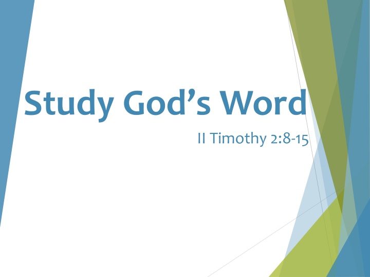 study god s word n.w