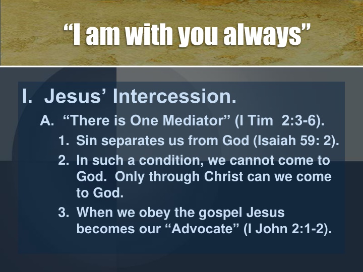 i am with you always n.w