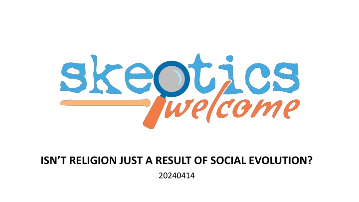 isn t religion just a result of social evolution n.w