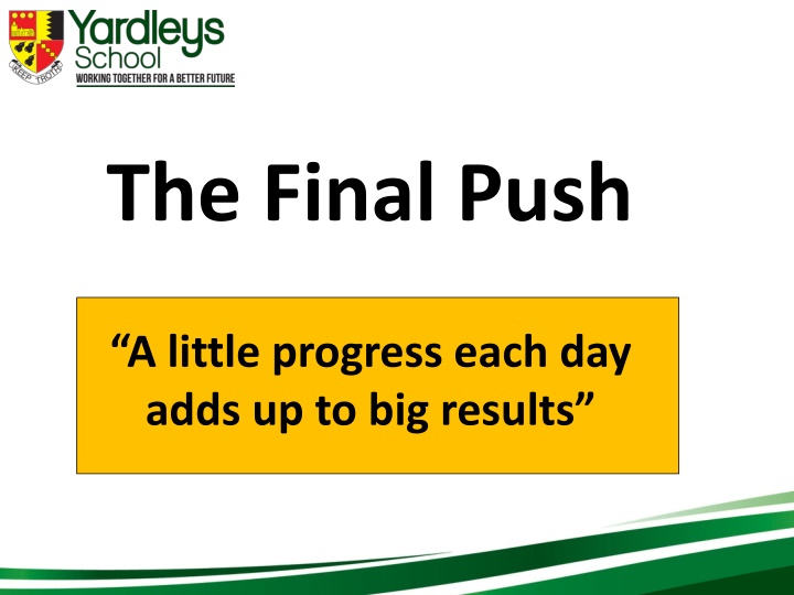 the final push n.w