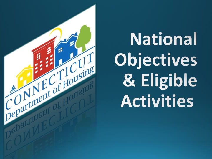 national objectives eligible activities n.w