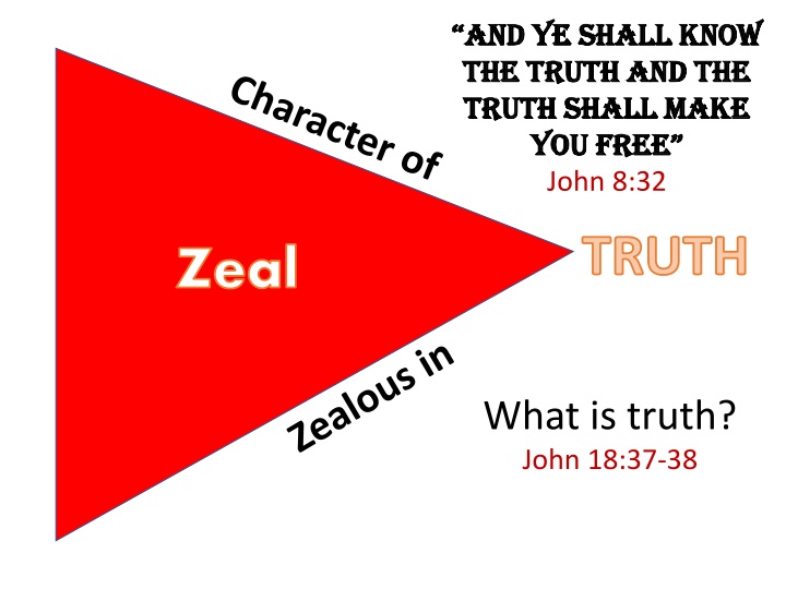 and ye shall know and ye shall know the truth n.w