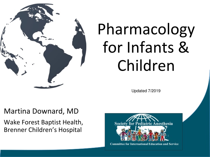 pharmacology for infants children n.w