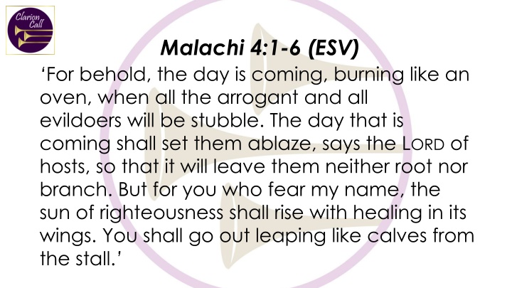 malachi 4 1 6 esv n.w