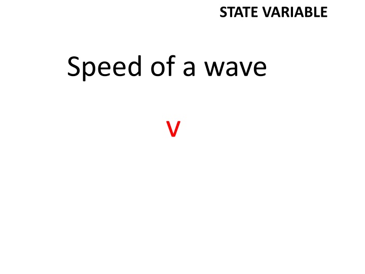 State Variables in Physics