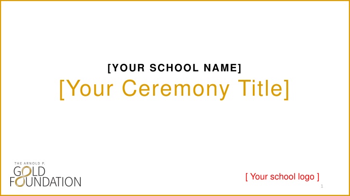 your school name your ceremony title n.w