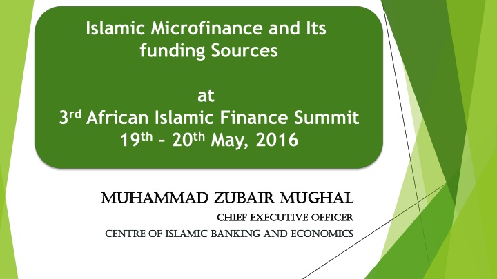 islamic microfinance and its funding sources n.w