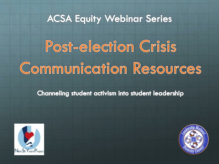 acsa equity webinar series n.w