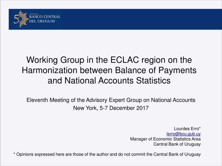 working group in the eclac region n.w