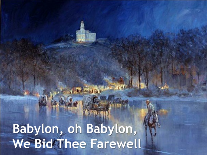 babylon oh babylon we bid thee farewell n.w