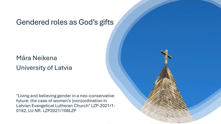gendered roles as god s gifts n.w
