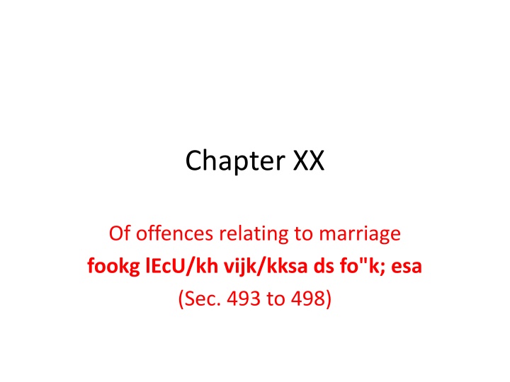 chapter xx n.w