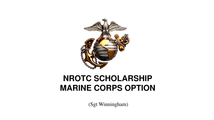 nrotc scholarship marine corps option n.w
