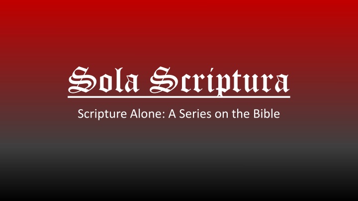 Biblical Authorship - Who Wrote the Bible?