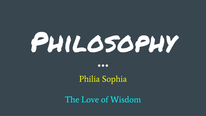 philosophy n.w