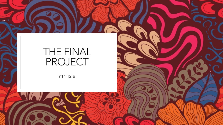 the final project n.w