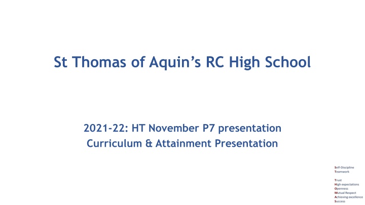 st thomas of aquin s rc high school n.w