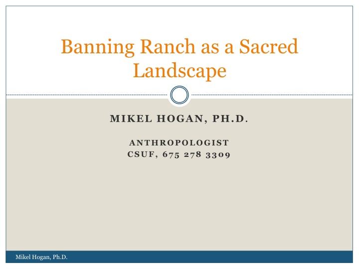 banning ranch as a sacred landscape n.w
