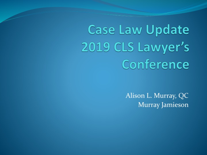 alison l murray qc murray jamieson n.w