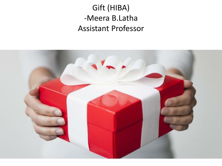 gift hiba meera b latha assistant professor n.w