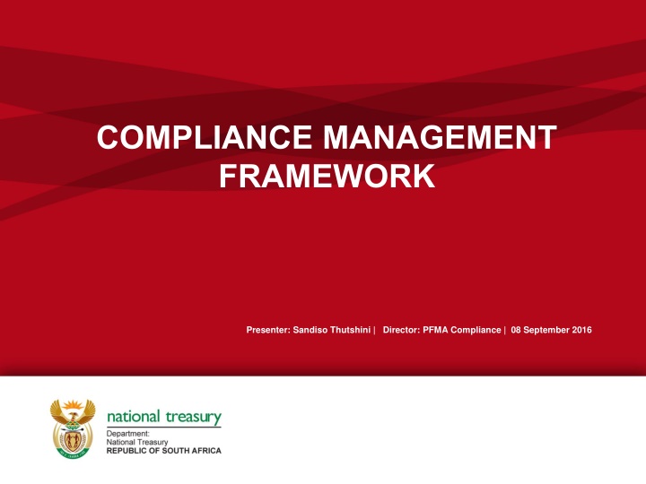 compliance management framework n.w