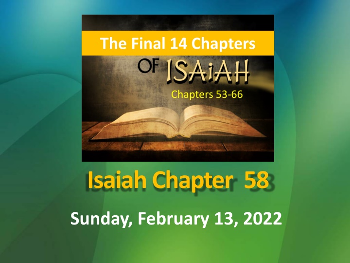the final 14 chapters n.w