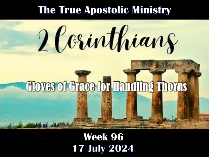 the true apostolic ministry the true apostolic n.w
