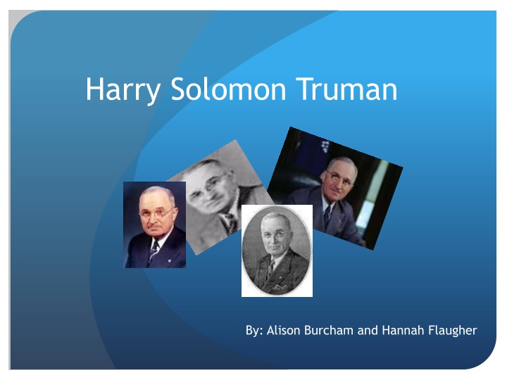 harry solomon truman n.w