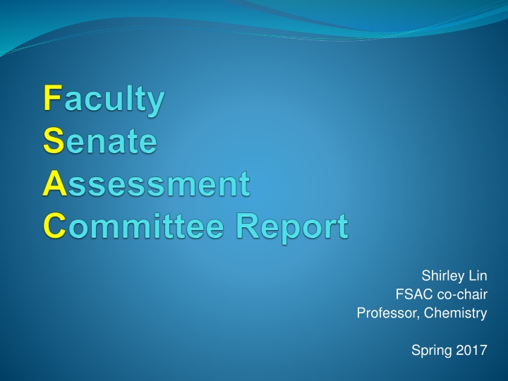 shirley lin fsac co chair professor chemistry n.w