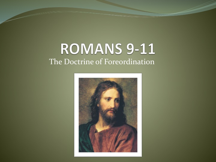 the doctrine of foreordination n.w