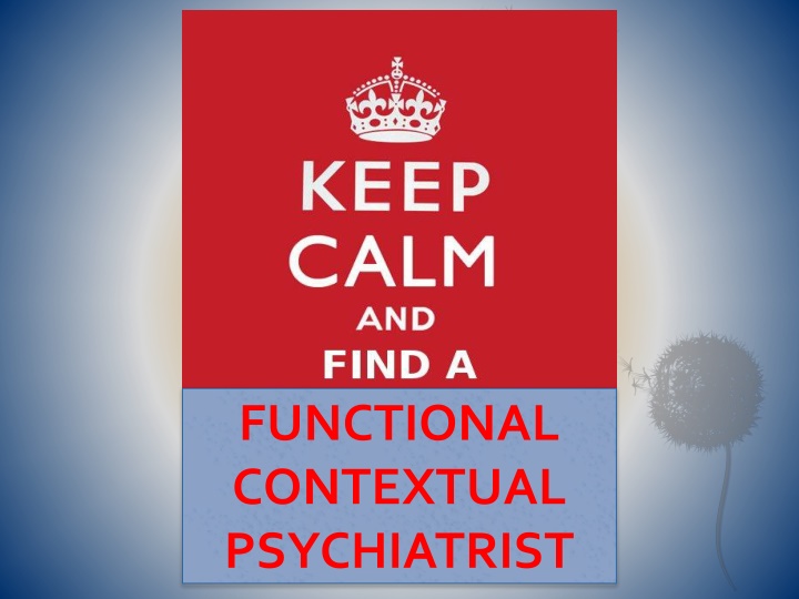 functional contextual psychiatrist n.w