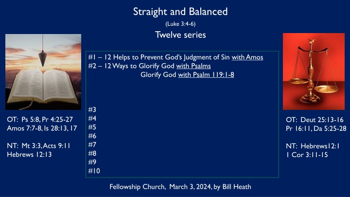 straight and balanced luke 3 4 6 twelve series n.w