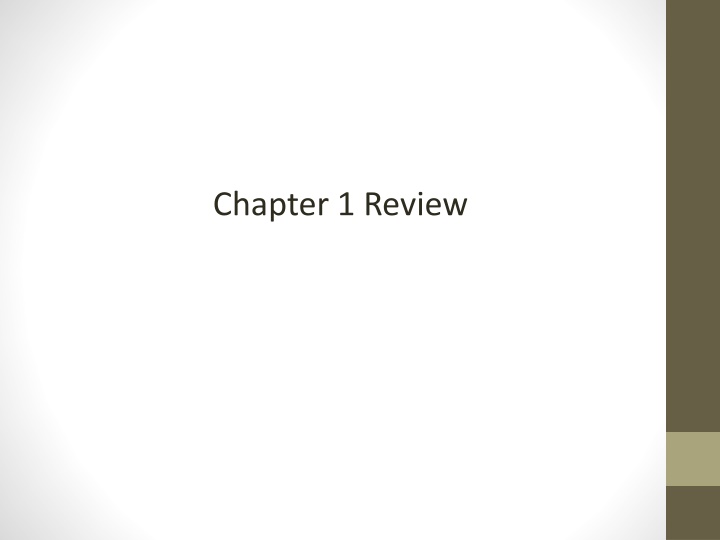 chapter 1 review n.w