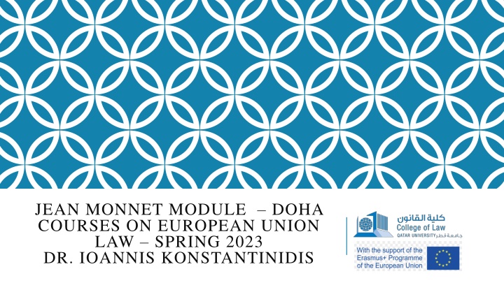 jean monnet module doha courses on european union n.w