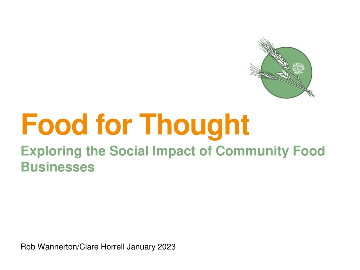 food for thought exploring the social impact n.w