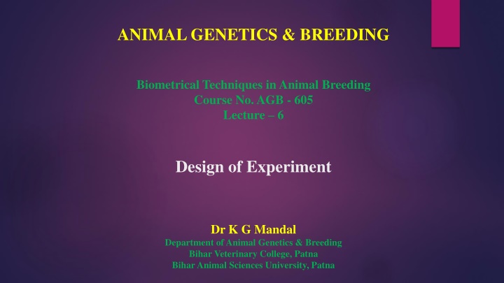 animal genetics breeding n.w