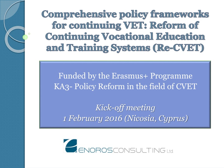 comprehensive policy frameworks for continuing n.w