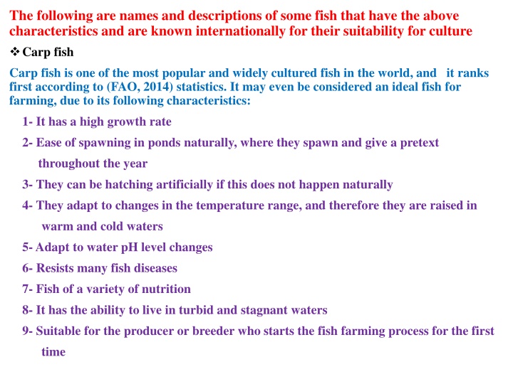 the following are names and descriptions of some n.w