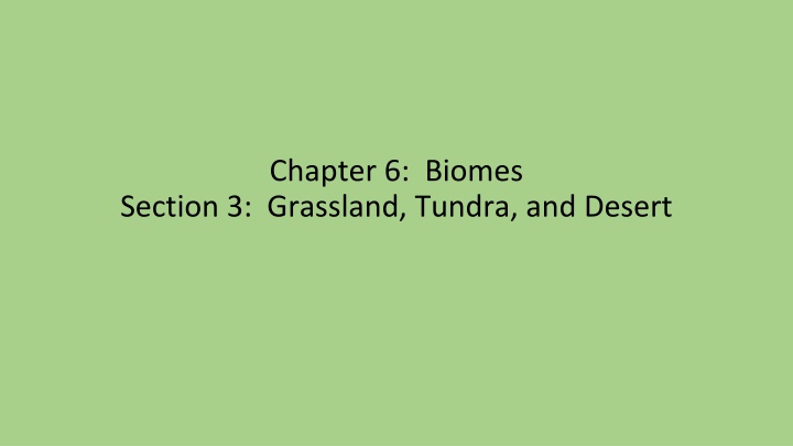chapter 6 biomes n.w