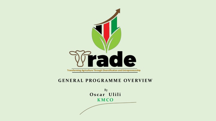 transforming agriculture through diversification n.w