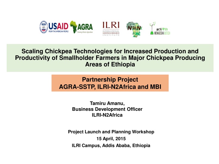 scaling chickpea technologies for increased n.w