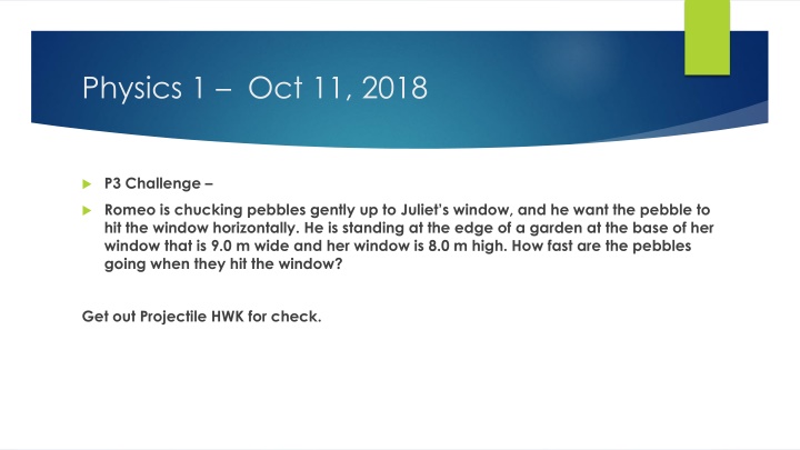 physics 1 oct 11 2018 n.w