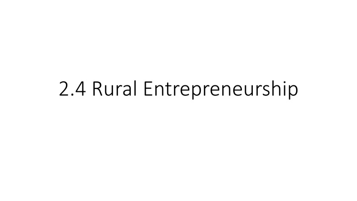 2 4 rural entrepreneurship n.w