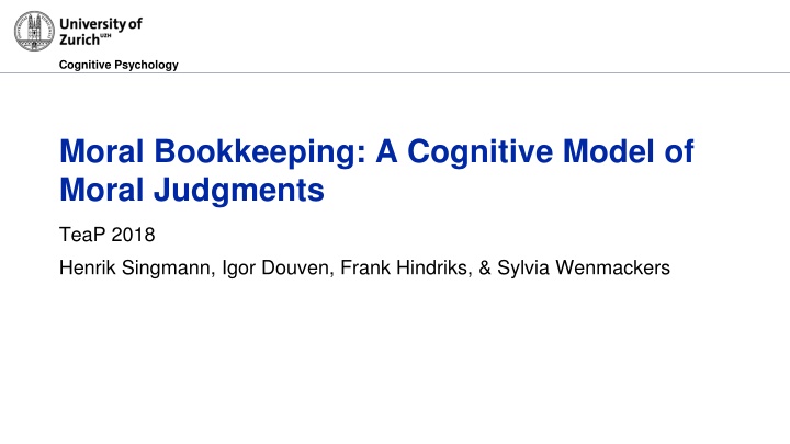 cognitive psychology n.w