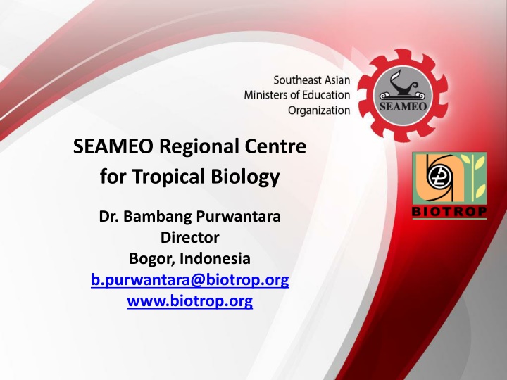 seameo regional centre for tropical biology n.w