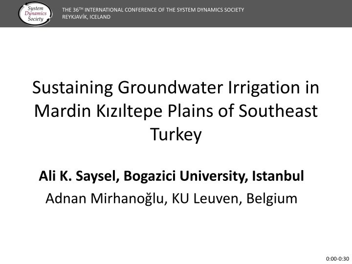 the 36 th international conference of the system n.w